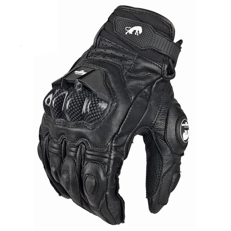 Leather Driving Glove - Heren Dames 4-seizoenen rijden Supertech Zwart/Wit