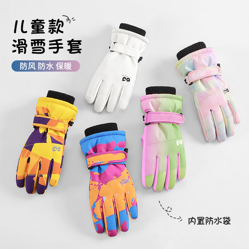 Winter Glove Insulated - Waterdichte geïsoleerde kinderskihandschoenen, wintersneeuwhandschoenen voor jongens