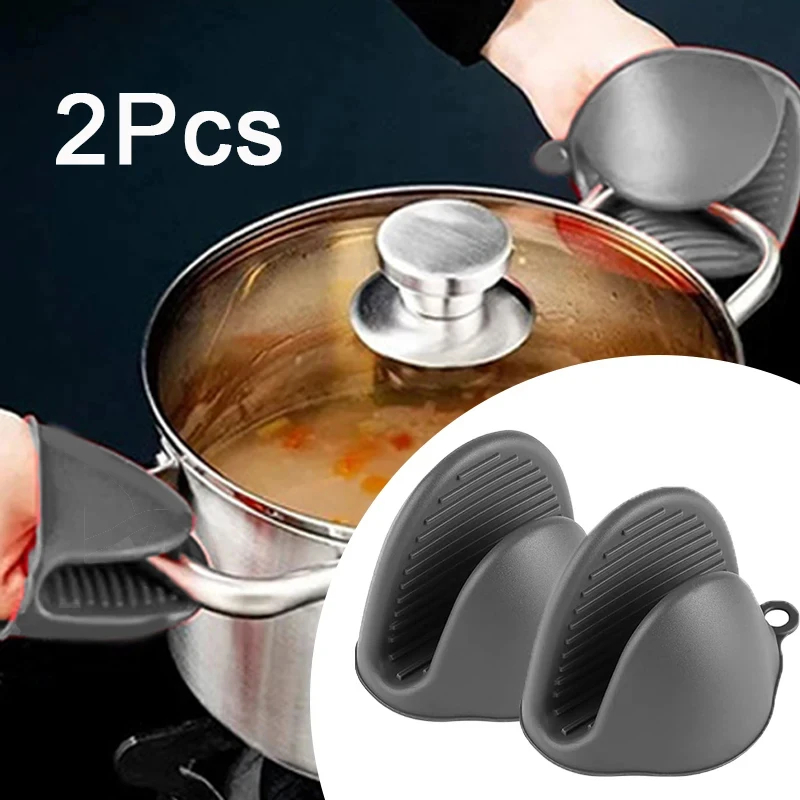 Oven Mitt Silicone - 2 stuks mini-ovenhandschoenen siliconen hittebestendige kookhandschoenen