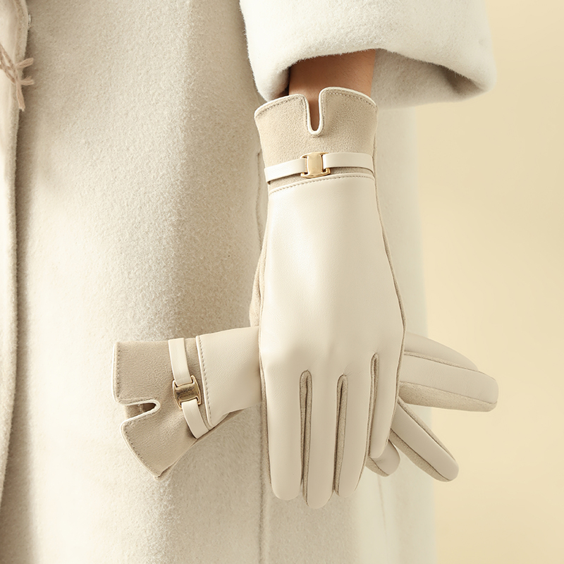 Leather Driving Glove - 1 paar handschoenen voor dames in