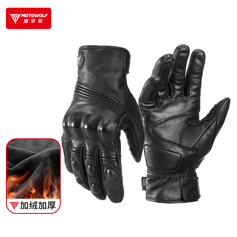 Motorcycle Glove Knuckle - Wintermotorhandschoenen voor heren en dames Winddicht