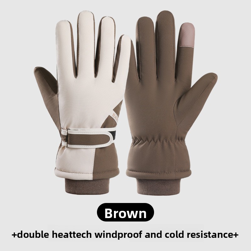 Winter Glove Insulated - Elastische, geïsoleerde, koudebestendige handschoenen, dikke fleece,