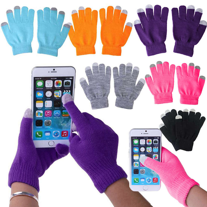 Touchscreen Glove Capacitive - Unisex winterwarme capacitieve gebreide handschoenen Handwarmer