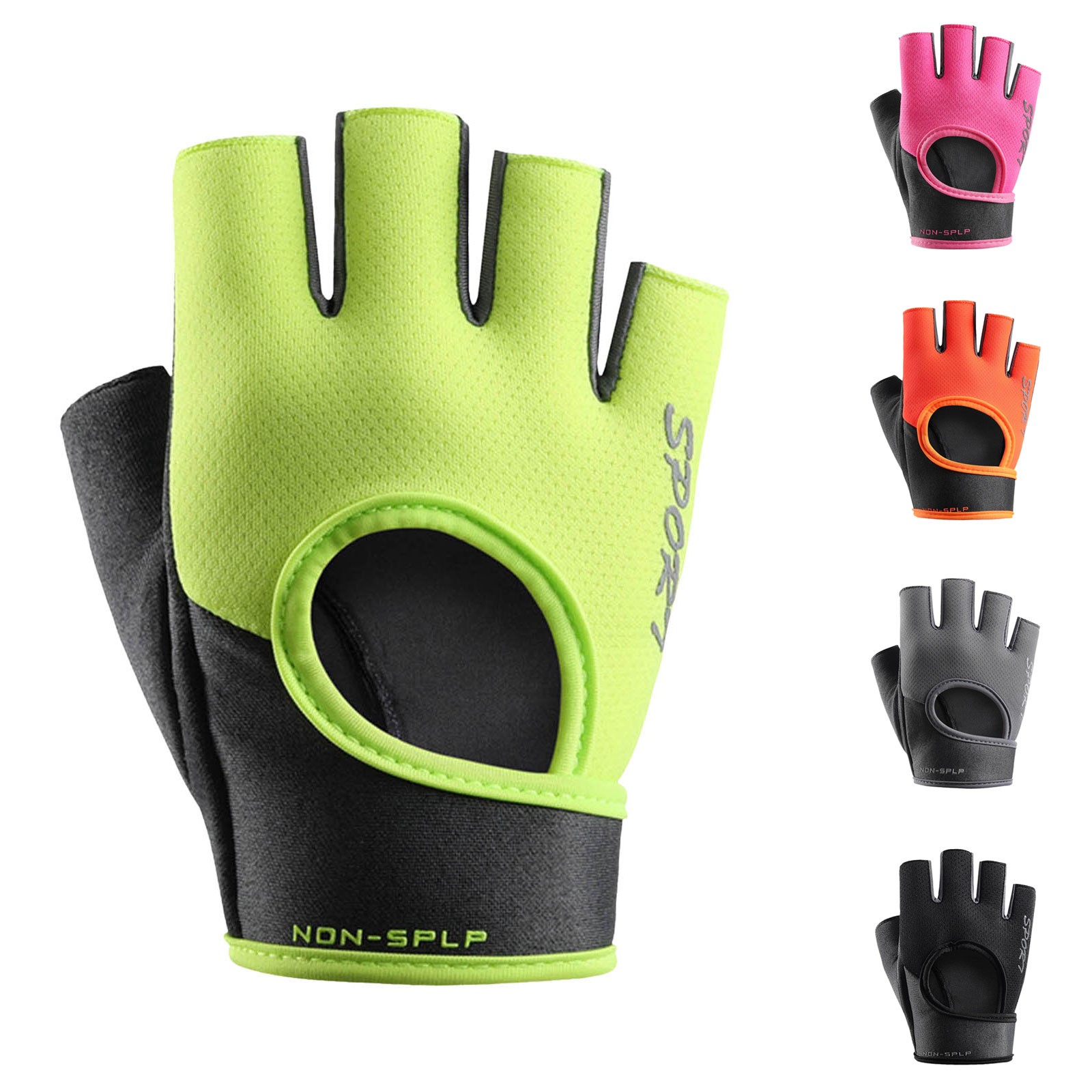 Workout Glove Gym - Fietsen Sport Halfvingerhandschoenen Ademend Antislip MTB-fietshandschoenen