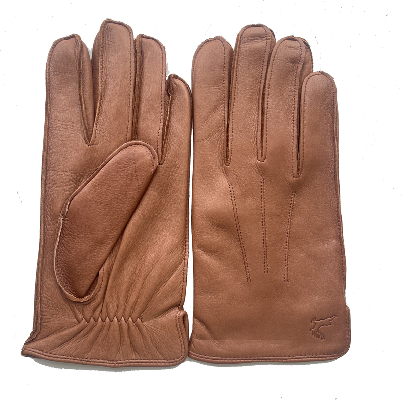 Wool Glove Lined - Hoogwaardige heren hertenleer lederen handschoenen heren