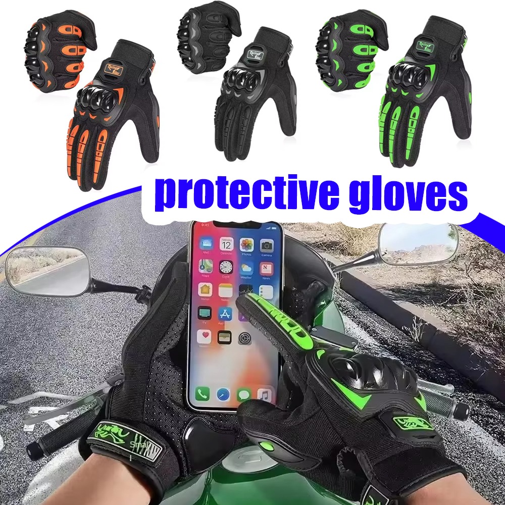 Motorcycle Glove Knuckle - Motorhandschoenen Zomerrijden Ademende handschoenen Harde knokkel