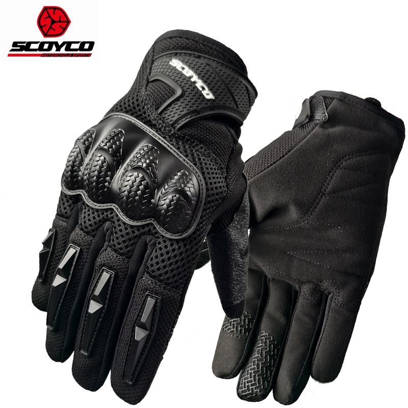Cycling Glove Padded - Scoyco Motorrijhandschoenen Touchscreen Motorhandschoen Antislip Ademend