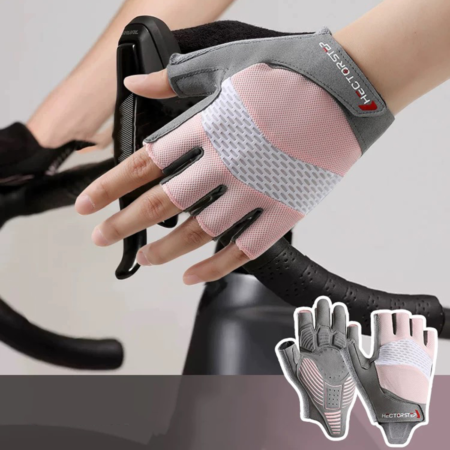 Workout Glove Gym - Fietssporthandschoenen: fietshandschoenen met halve vingers voor