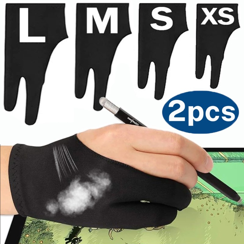 Touchscreen Glove Capacitive - Tekenhandschoen Palmafwijzing Twee vingerhandschoenen voor Apple