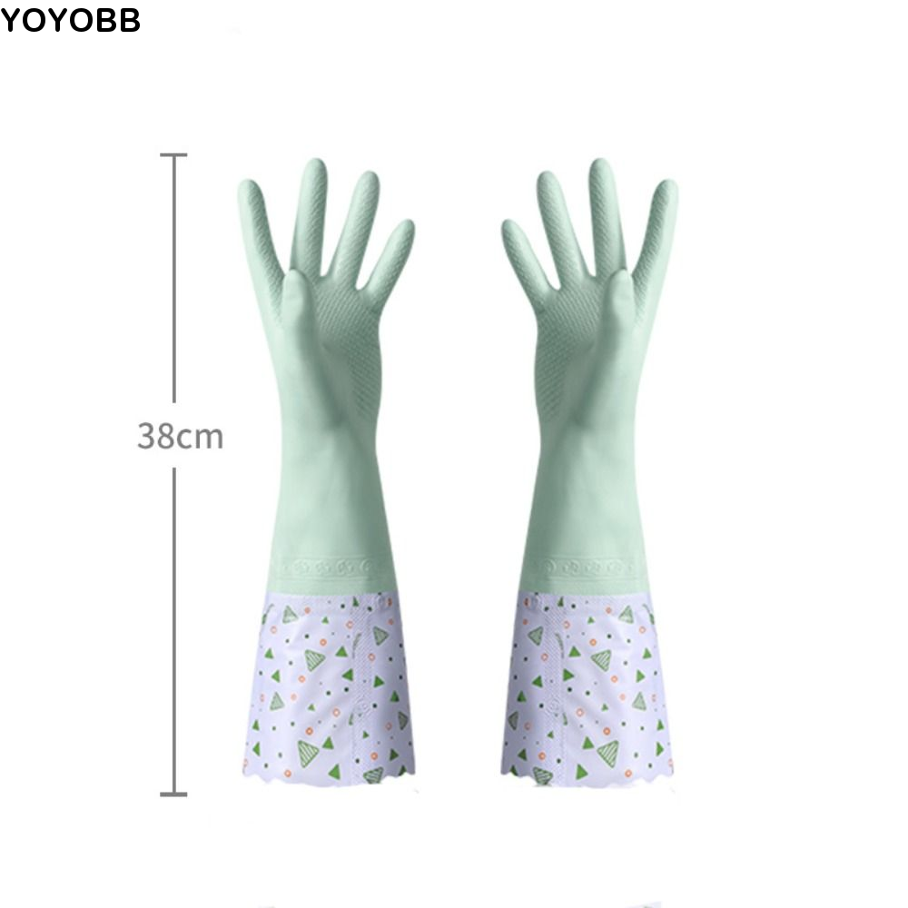 Dish Glove Rubber - Latex rubberen afwashandschoenen, elastische manchetten, waterdichte