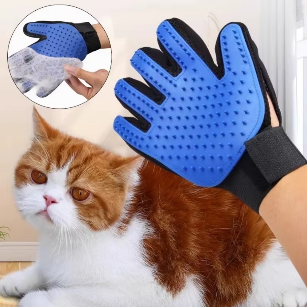 Rubber Glove Cleaning - Huisdier Kat Hond Verzorgingshandschoenen Katten Badhaarverwijderaar