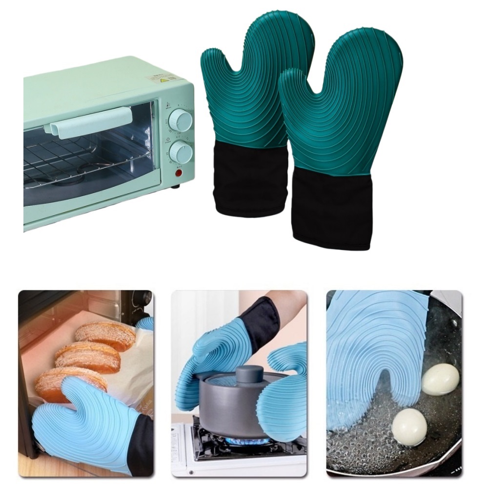 Heat Resistant Glove - Siliconen ovenhandschoenen, geschikt voor koken, bakken