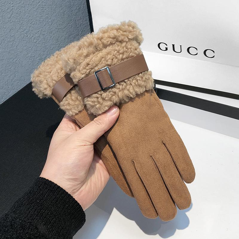 Wool Glove Lined - Winterhandschoenen voor dames Verdikte warme, met