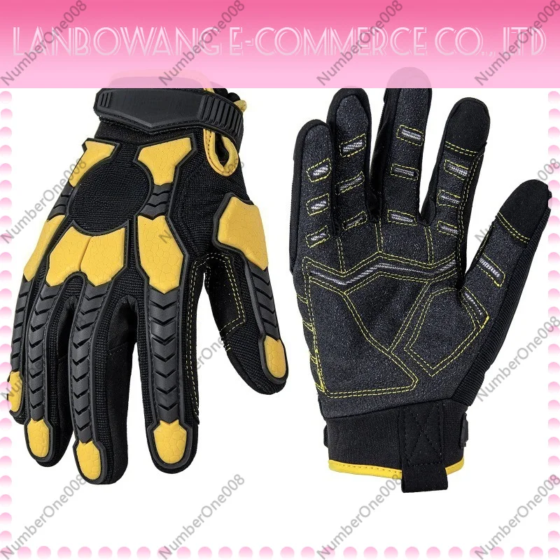 Work Glove Impact - Niveau 6 snijbestendige handschoenen, PVC slijtvaste