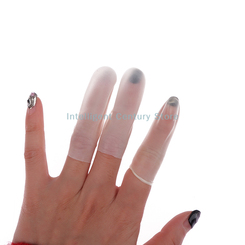 Latex Disposable Glove - 100 stuks rubberen antislip antistatische vingerbedjes