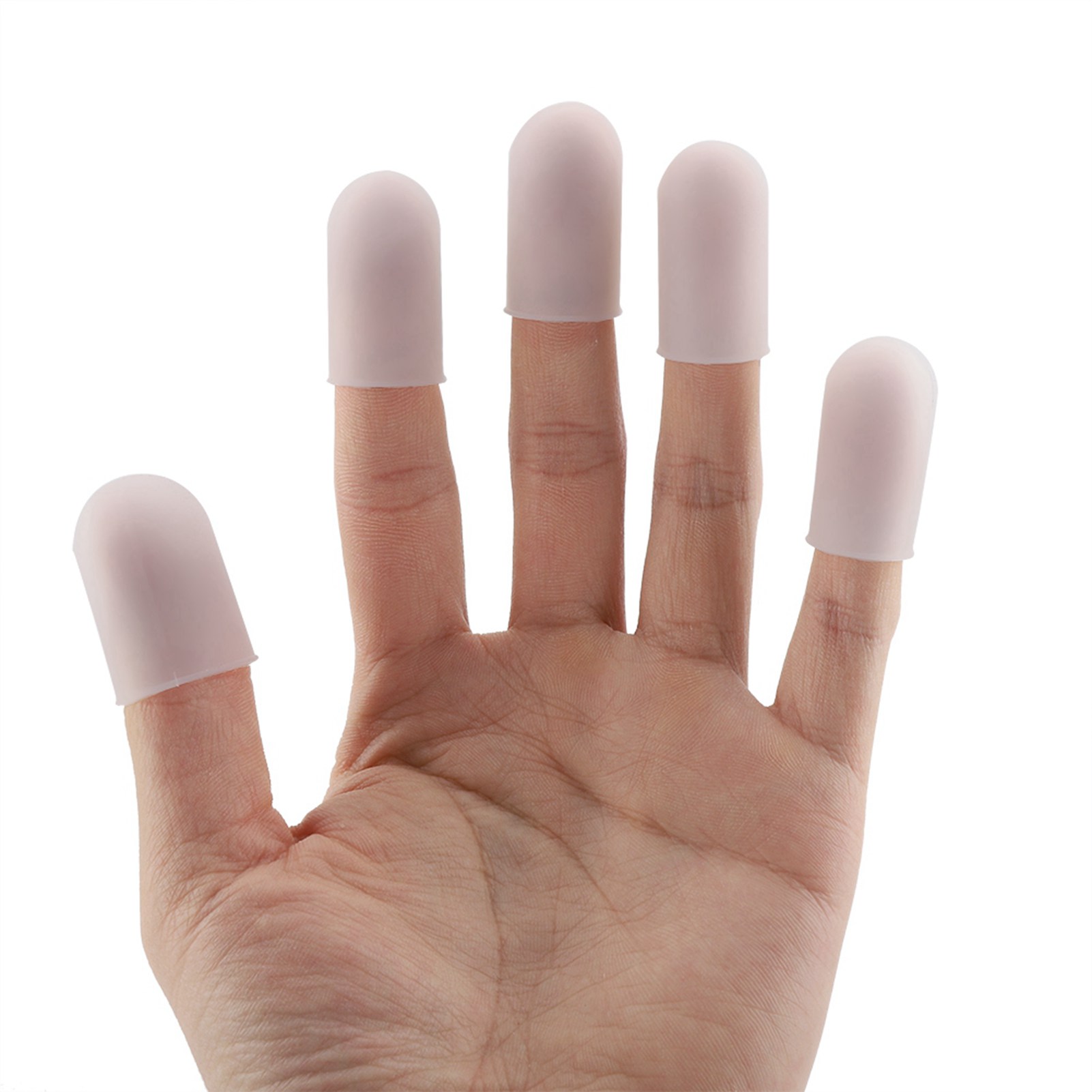 Oven Mitt Silicone - 5 Stuks Siliconen Vingerbeschermer Duimen Mouw