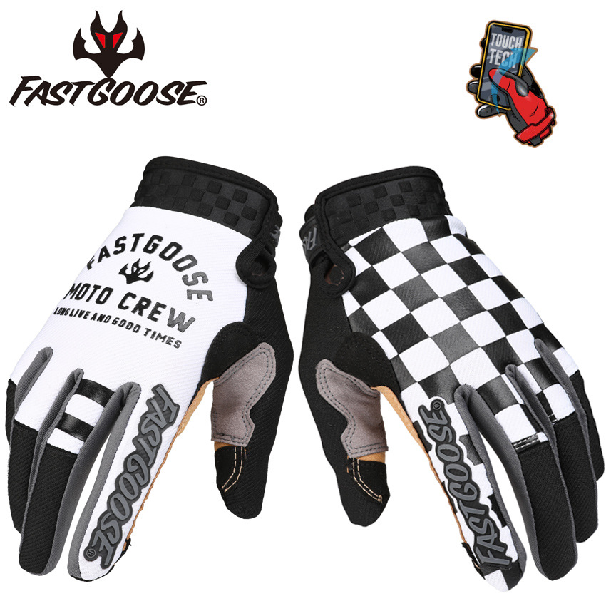 Cycling Glove Padded - Fastgoose Motocross MX Sporthandschoenen Retro Rider