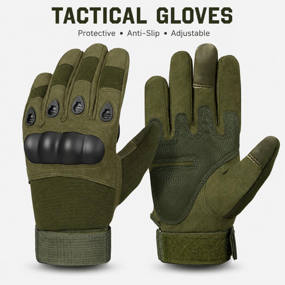 Motorcycle Glove Knuckle - Volledige vinger tactische handschoenen met harde