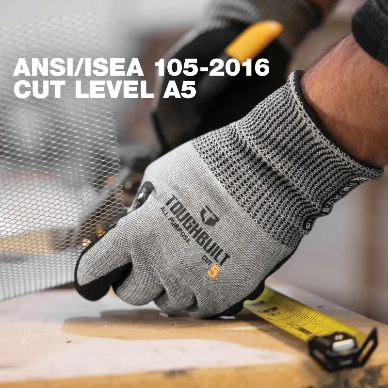 Cut Resistant Glove - ToughBuilt TB-P2-112-5-L Nitril Super Slijtvast Snijbestendig