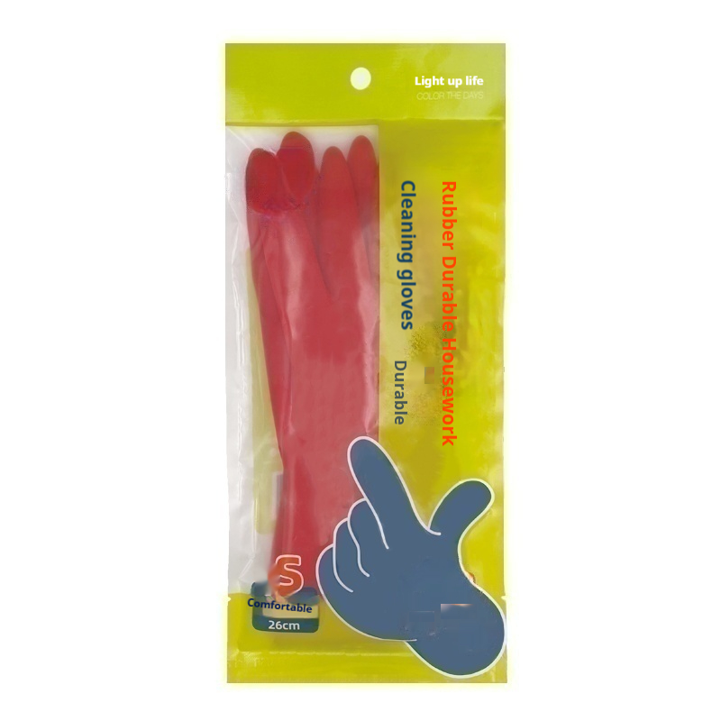 Dish Glove Rubber - Duurzame rubberen latex schotelhandschoenen - waterdichte