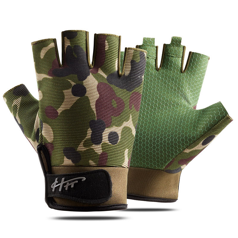 Cycling Glove Padded - 1 Paar Vissen Handschoenen Half Vinger
