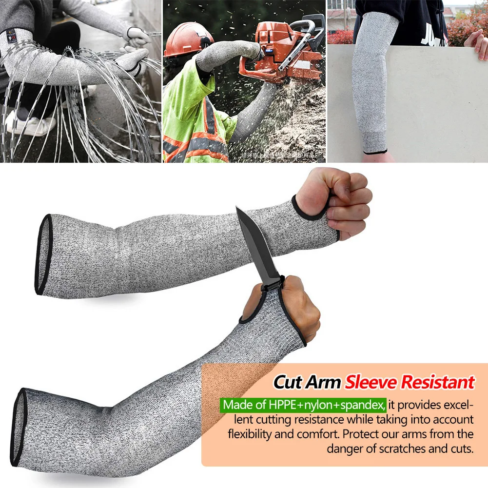 Cut Resistant Glove - Veiligheidsarm Mouw Werkarm Pols Beschermende Handschoenen