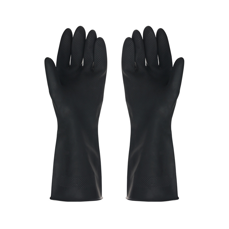 1 Paar Zwarte Handschoenen Thu - Dish Glove Rubber recensie en prijs