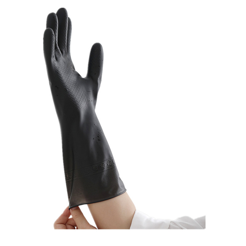 1 Paar Zwarte Handschoenen Thu - Dish Glove Rubber recensie en prijs