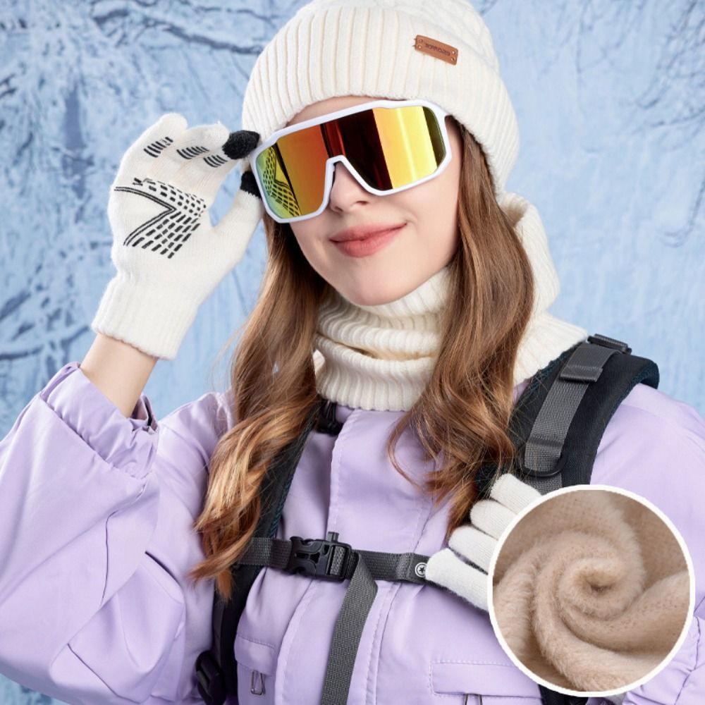 3 stks Wandelen Effen Kleur Mu - Wool Glove Lined recensie en prijs
