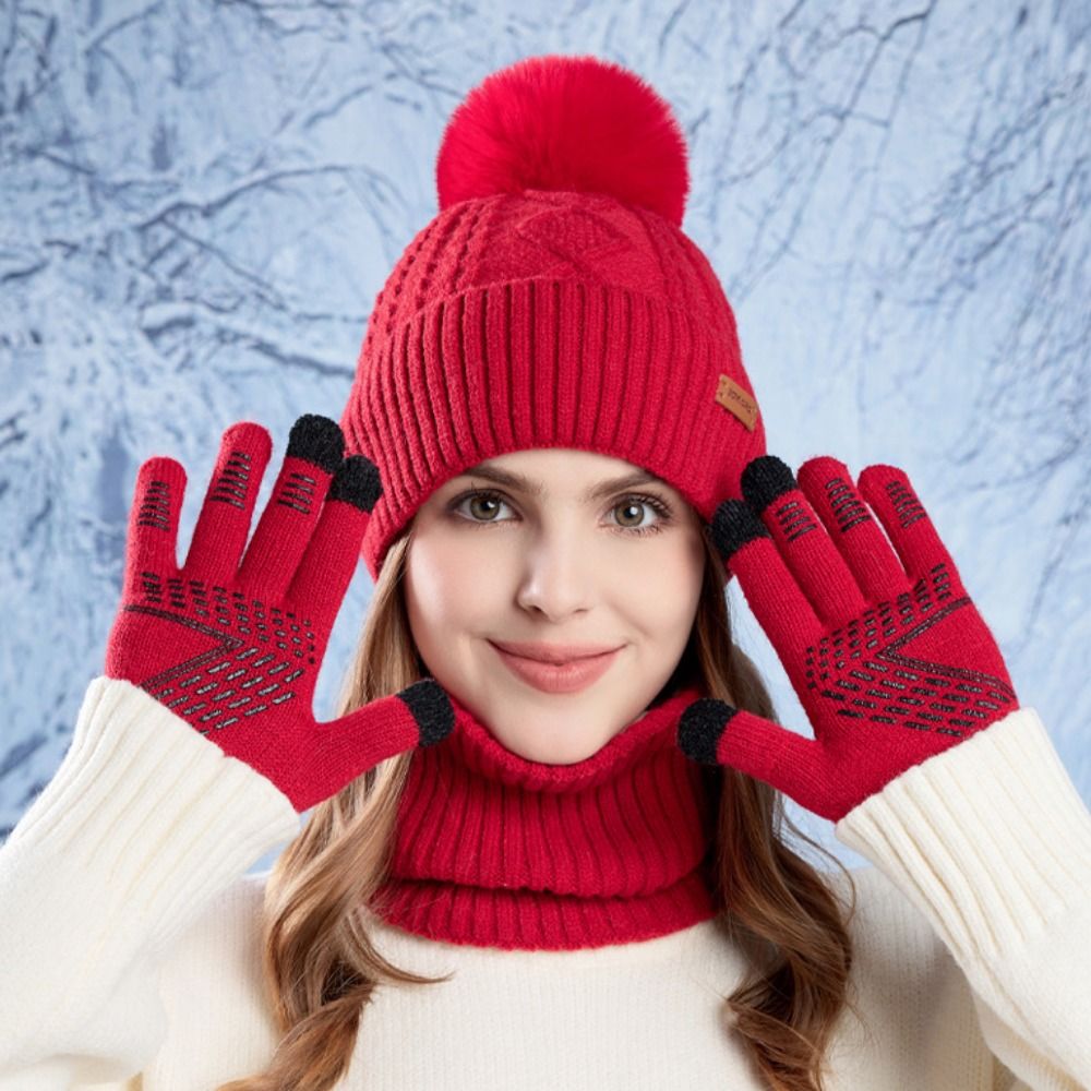 3 stks Wandelen Effen Kleur Mu - Wool Glove Lined recensie en prijs
