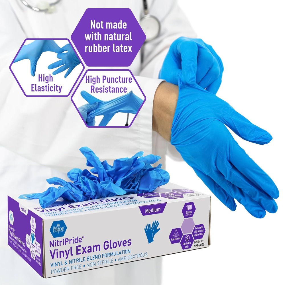 Nitril/vinyl mix examenhandsch - Exam Glove Nitrile recensie en prijs