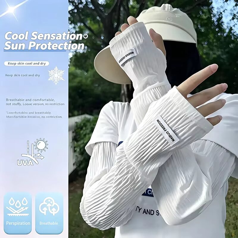 Zomerse losse ijszijde UV-besc - Fingerless Glove Knit recensie en prijs