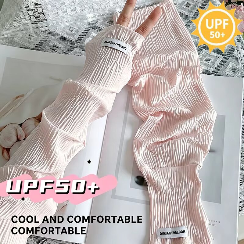 Zomerse losse ijszijde UV-besc - Fingerless Glove Knit recensie en prijs