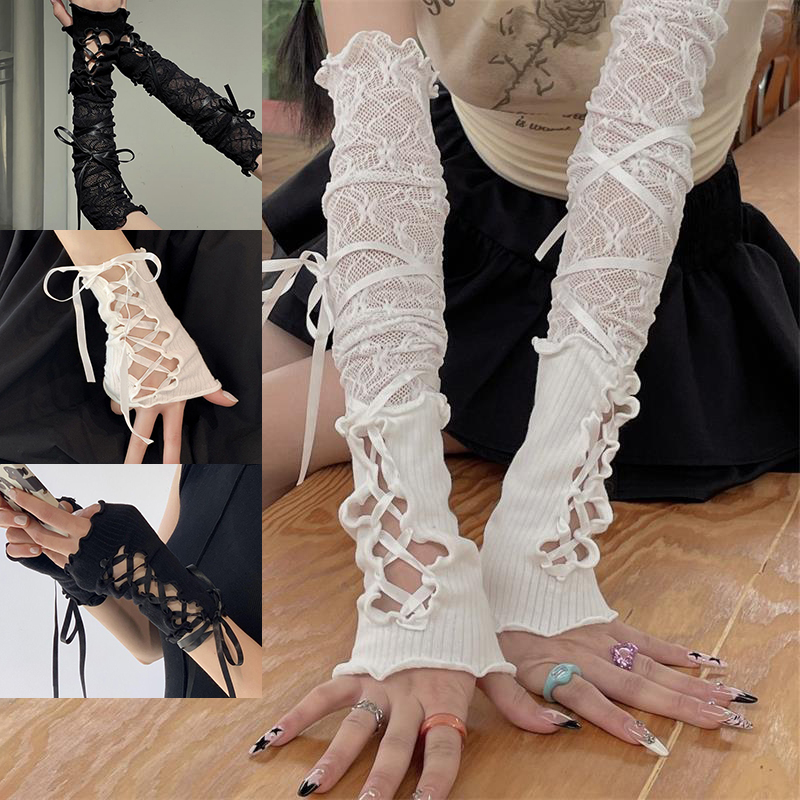 Vrouwen Vingerloze armmouwen m - Fingerless Glove Knit recensie en prijs