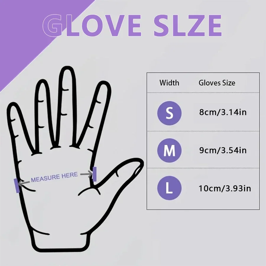 10/20/50/100PCS Paarse Wegwerp - Nitrile Mechanic Glove recensie en prijs