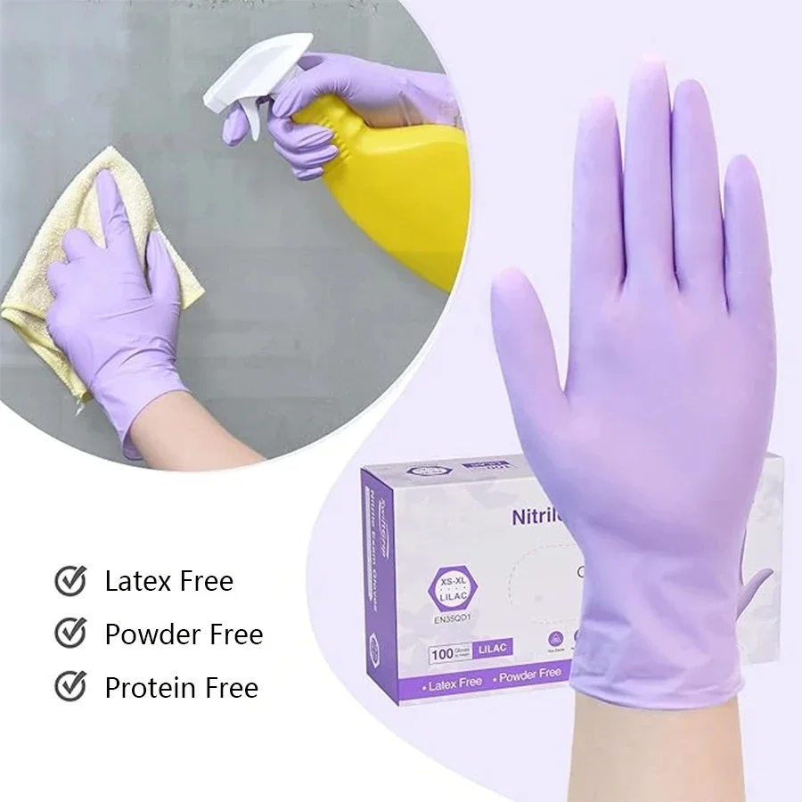 10/20/50/100PCS Paarse Wegwerp - Nitrile Mechanic Glove recensie en prijs