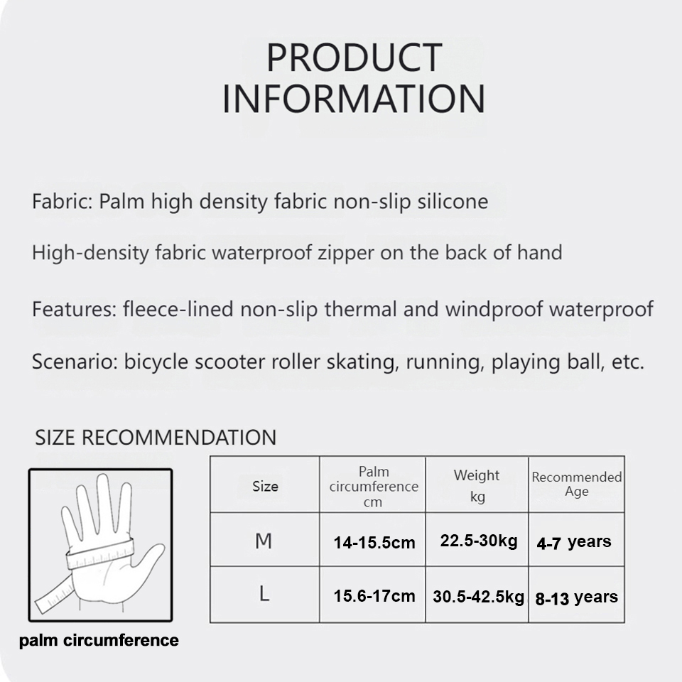 GTUBIKE Kinderhandschoenen War - Ski Glove Waterproof recensie en prijs