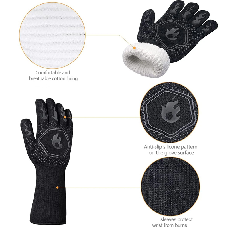 1 paar ovenhandschoenen, ovenw - Heat Resistant Glove recensie en prijs