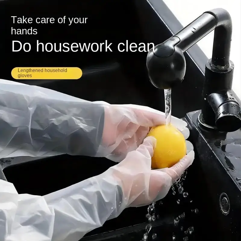 100 STKS Wegwerp-armbeschermin - Rubber Glove Cleaning recensie en prijs