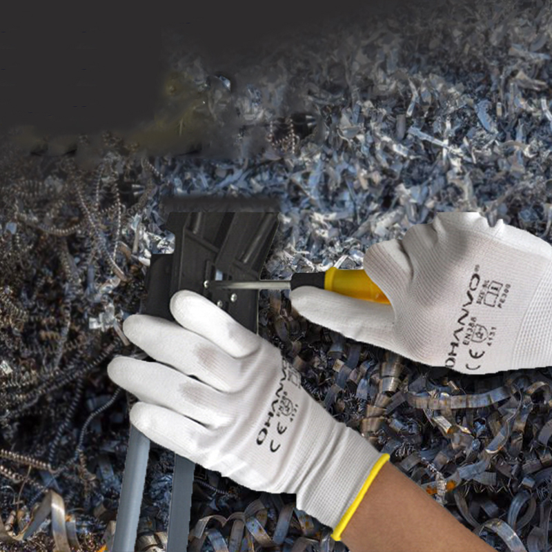 10 paar PU Nitril Veiligheidsc - Nitrile Mechanic Glove recensie en prijs