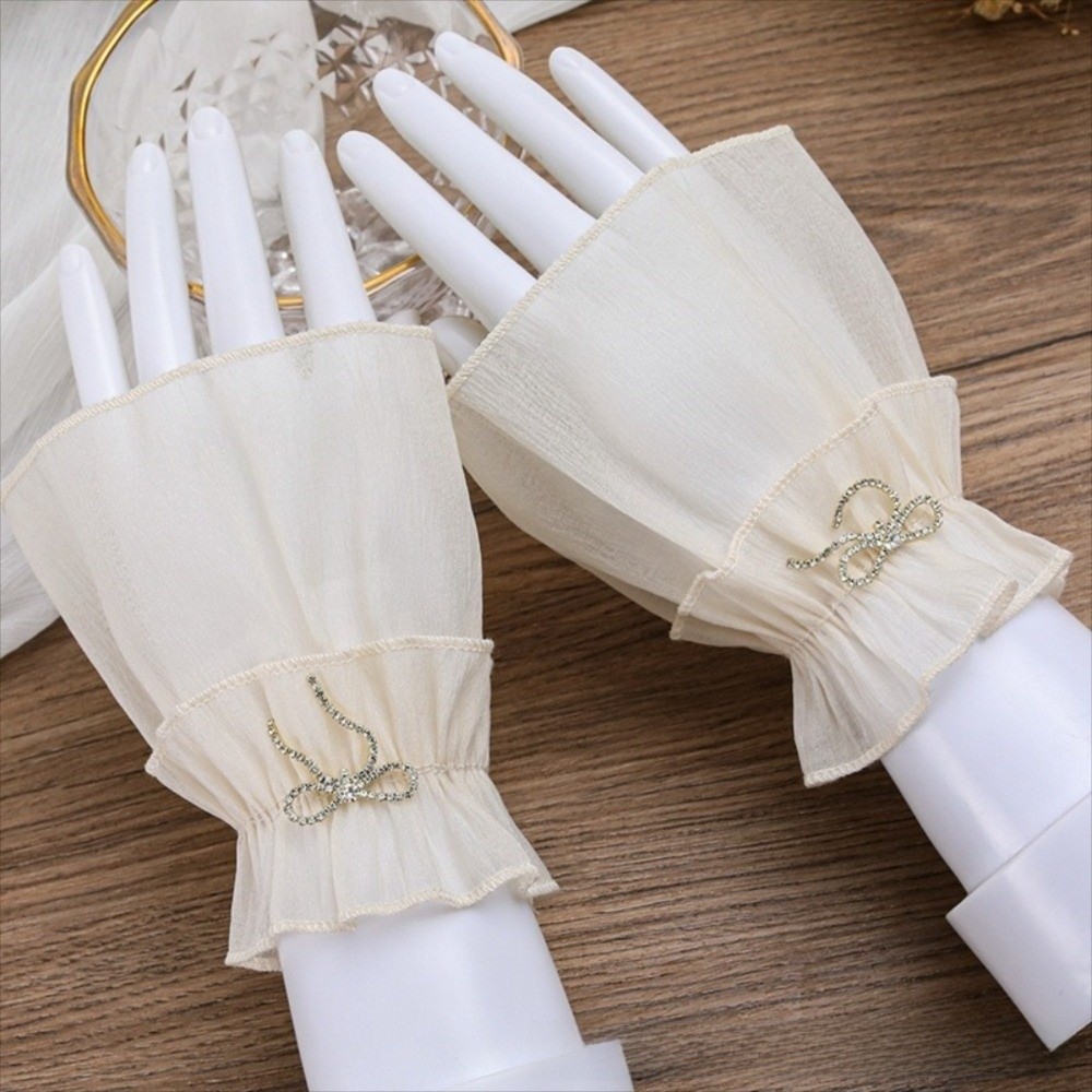 Gerimpelde geplooide afneembar - Fingerless Glove Knit recensie en prijs