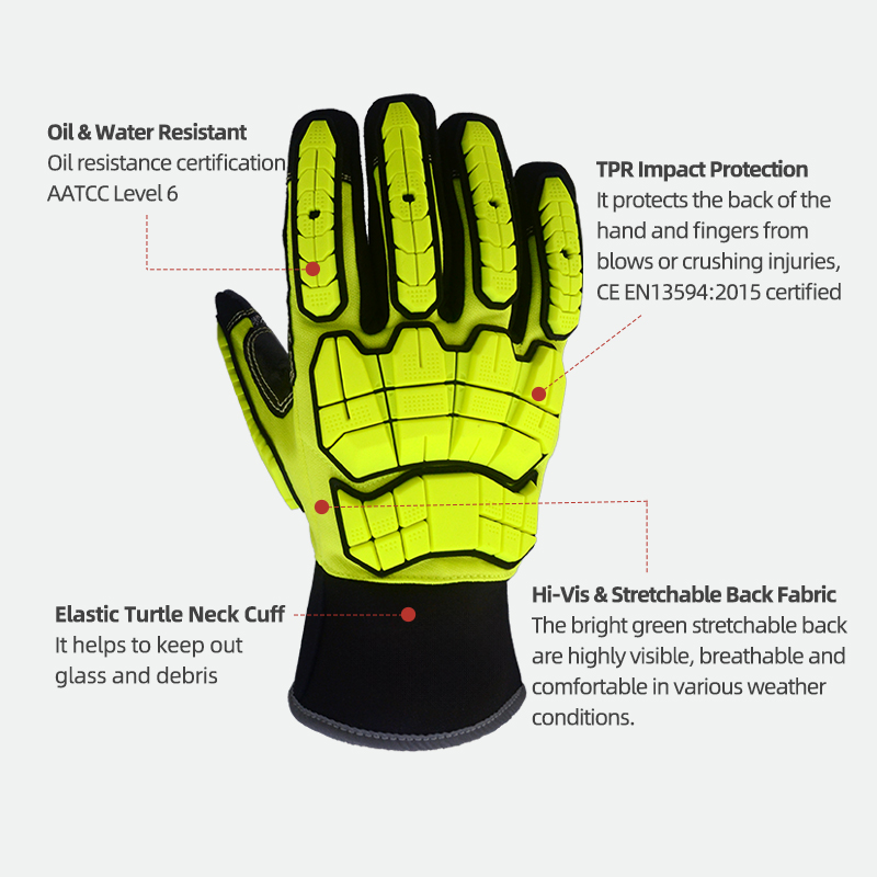 XYEHS ANSI CUT A5 Reddings- en - Work Glove Impact recensie en prijs