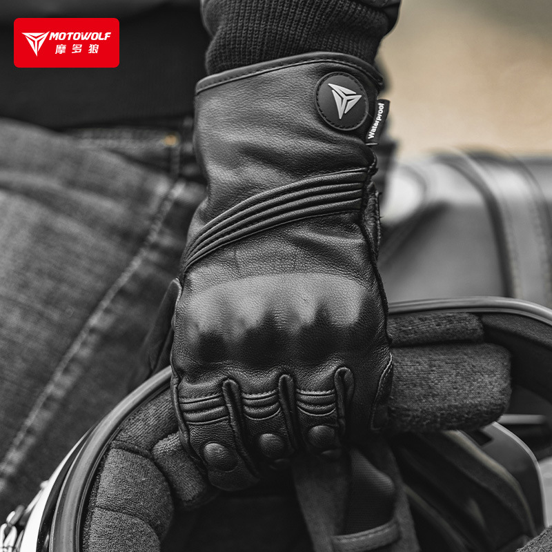 Wintermotorhandschoenen voor h - Motorcycle Glove Knuckle recensie en prijs