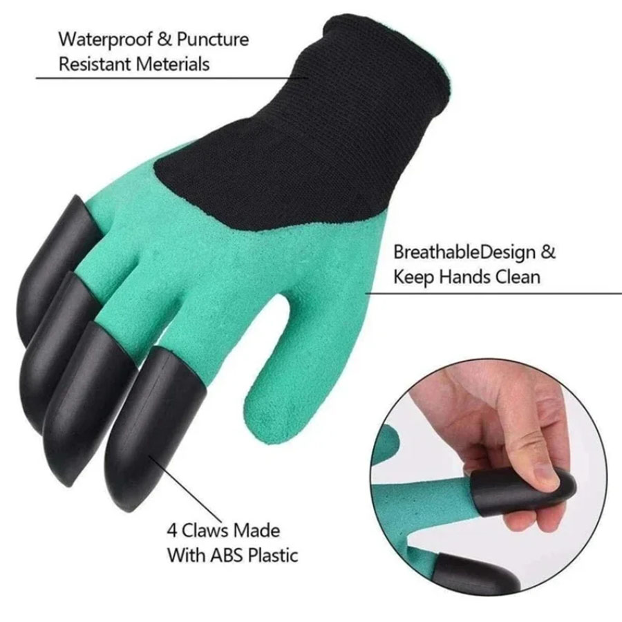 1 paar tuinhandschoenen met kl - Gardening Glove Waterproof recensie en prijs