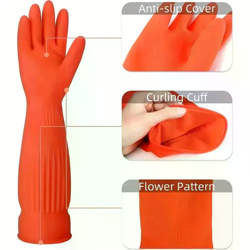 Lange herbruikbare rubberen af - Dish Glove Rubber recensie en prijs