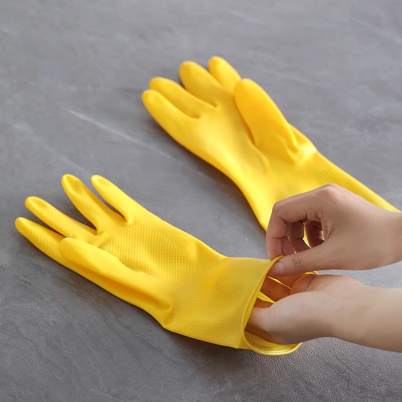3 paar huishoudhandschoenen Hu - Dish Glove Rubber recensie en prijs