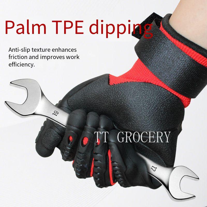 TPE Anti-botsing slagvaste han - Work Glove Impact recensie en prijs