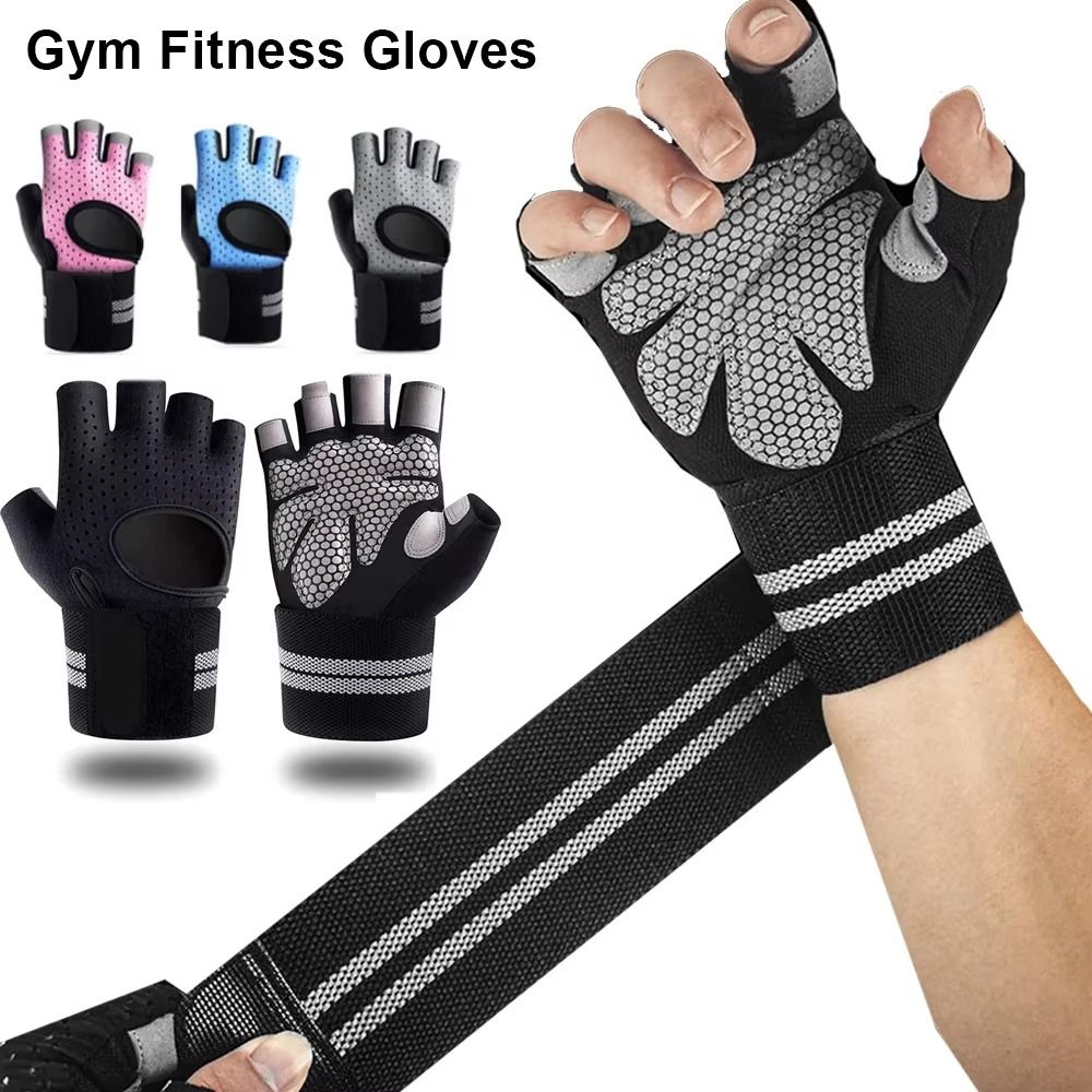 1 paar met polsbandondersteuni - Workout Glove Gym recensie en prijs