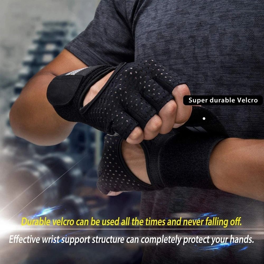 1 paar met polsbandondersteuni - Workout Glove Gym recensie en prijs