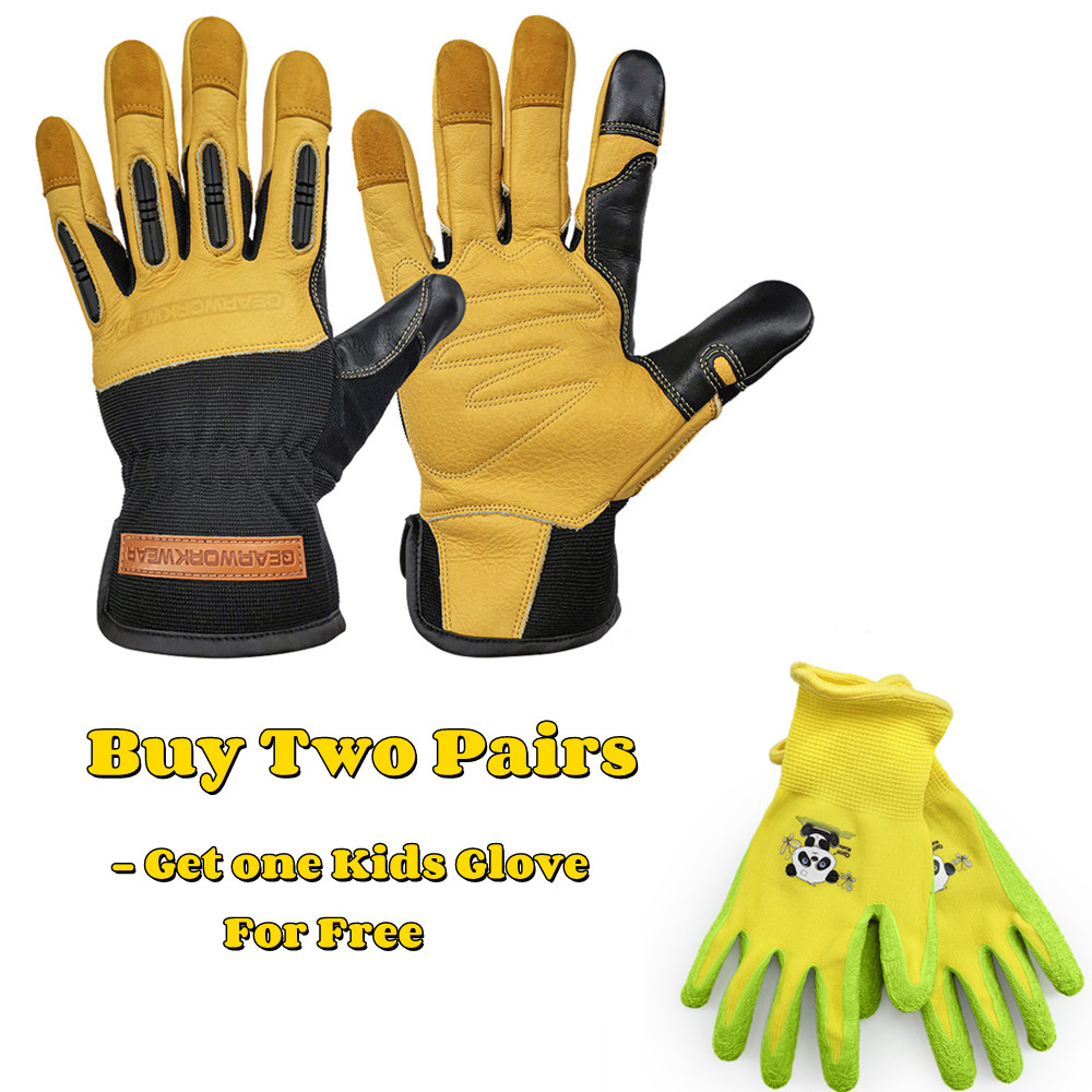 QEARSAFETY Rundleer Monteur We - Work Glove Impact recensie en prijs